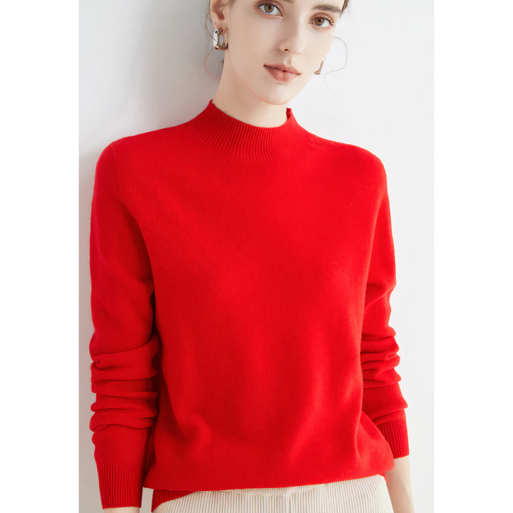 Sophisticated Cashmere Knit Sweater for Her - Isabella