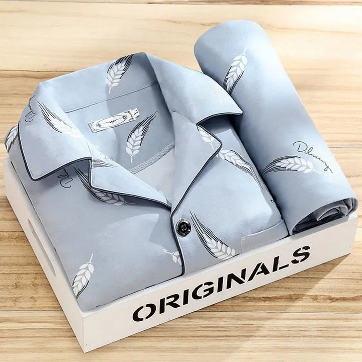 Elegant Men's Sleepwear Ensemble - Liam