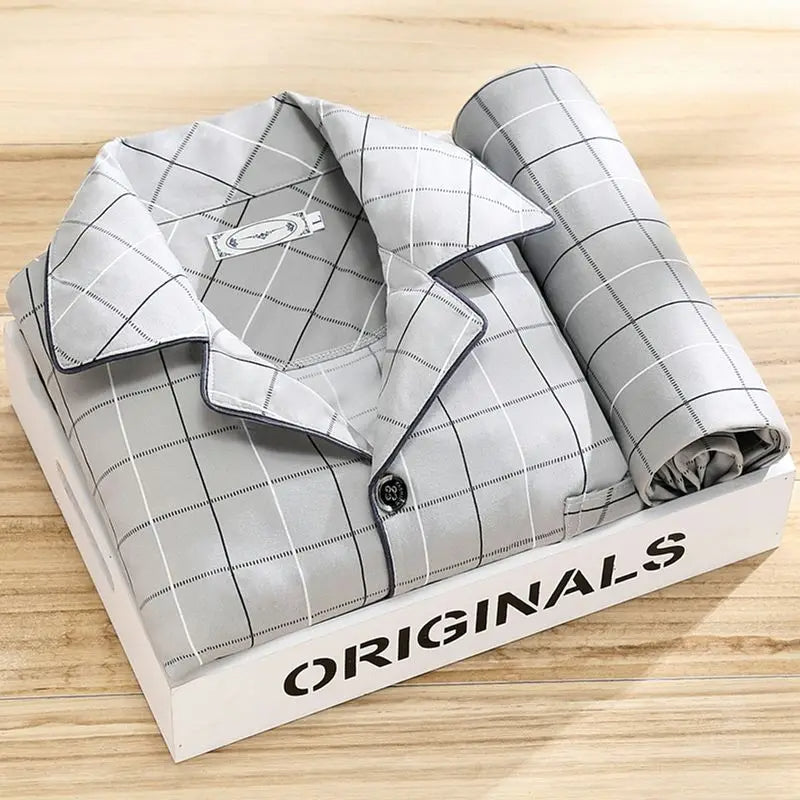 Elegant Men's Sleepwear Ensemble - Liam