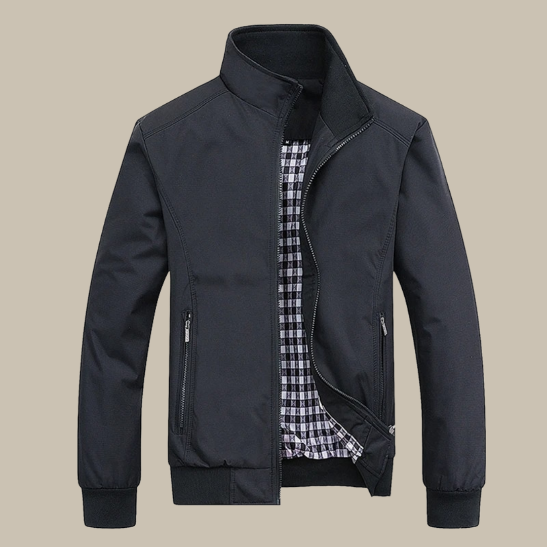 Lightweight Summer Jacket for Men | Casual Windbreaker with Collar by Alex