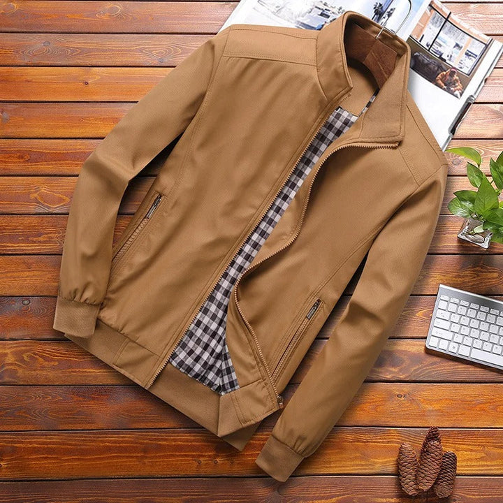 Lightweight Summer Jacket for Men | Casual Windbreaker with Collar by Alex