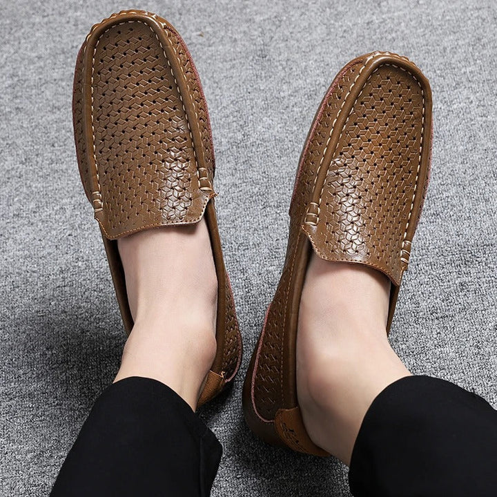 Damiano's Classic Men's Leather Slip-Ons