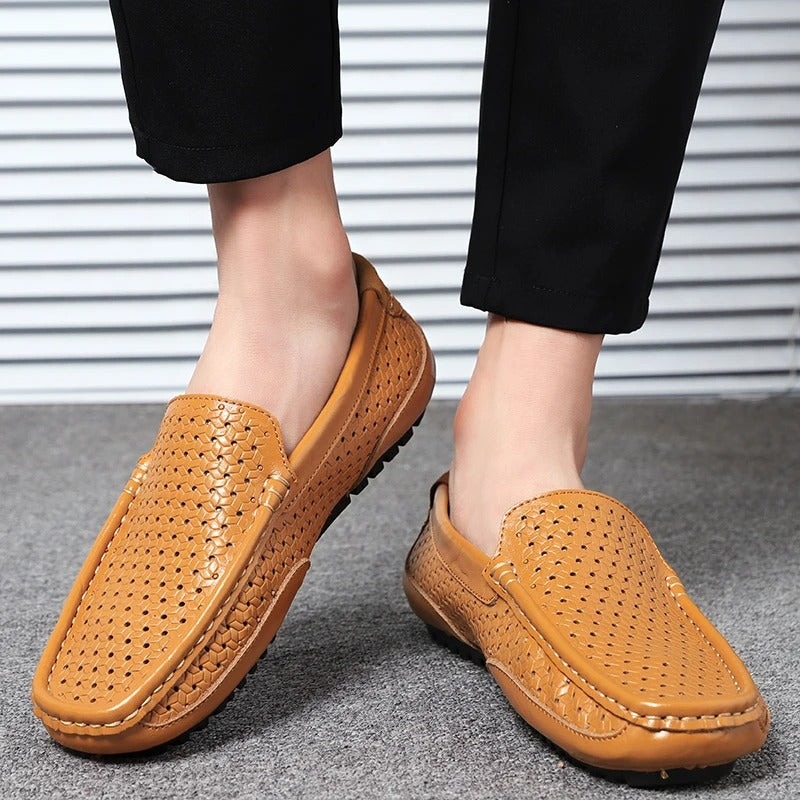Damiano's Classic Men's Leather Slip-Ons