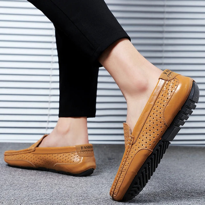 Damiano's Classic Men's Leather Slip-Ons