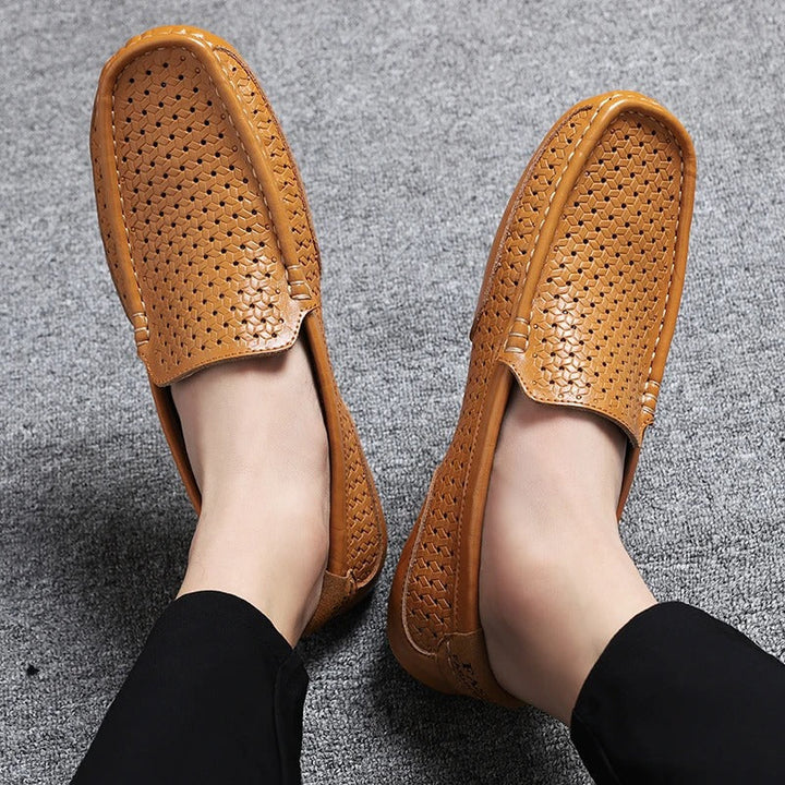 Damiano's Classic Men's Leather Slip-Ons