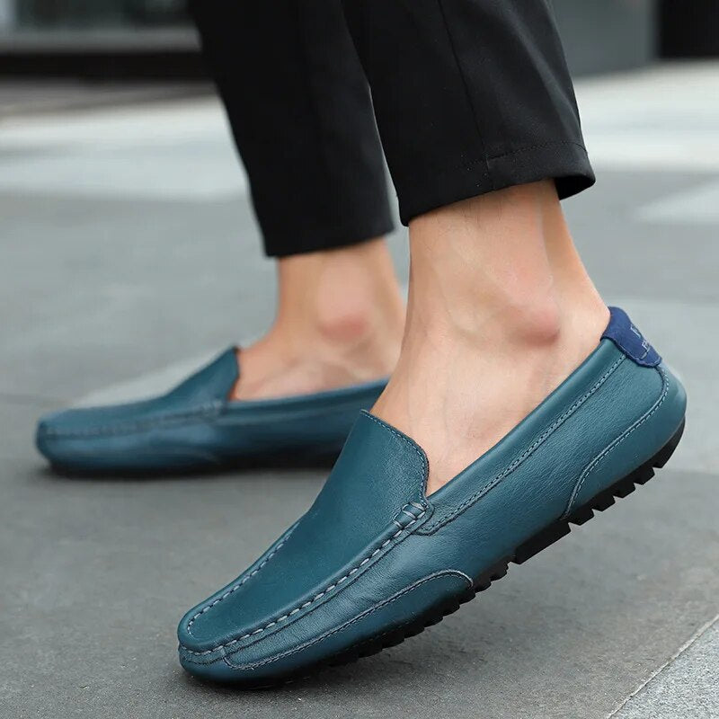 Damiano's Classic Men's Leather Slip-Ons