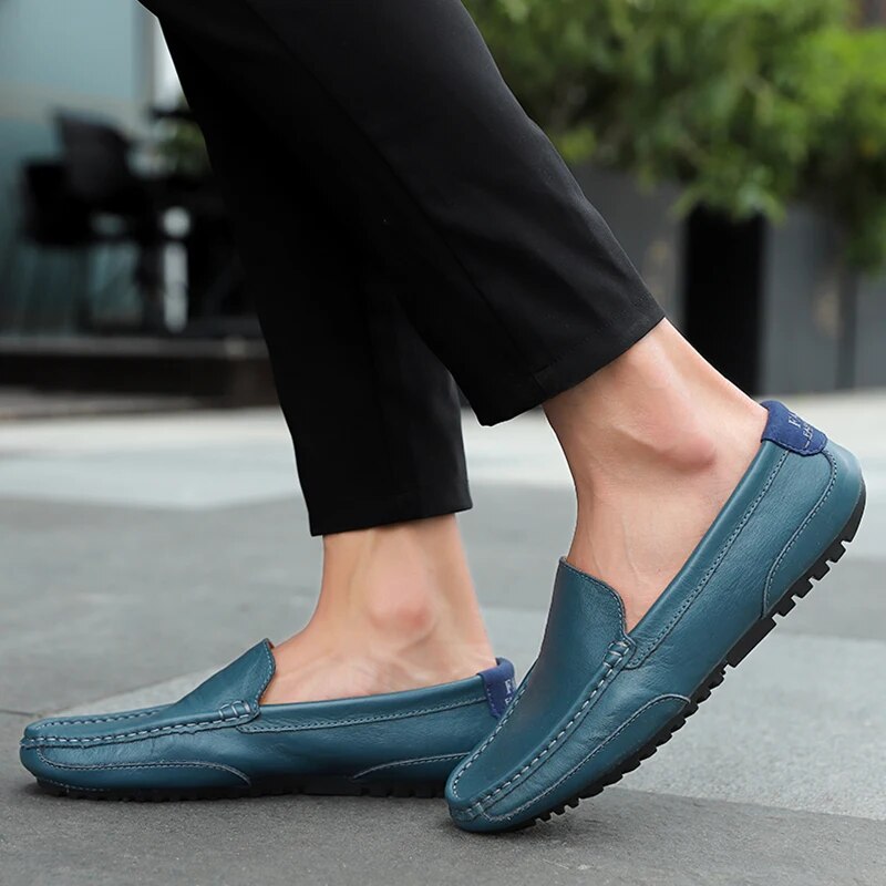 Damiano's Classic Men's Leather Slip-Ons