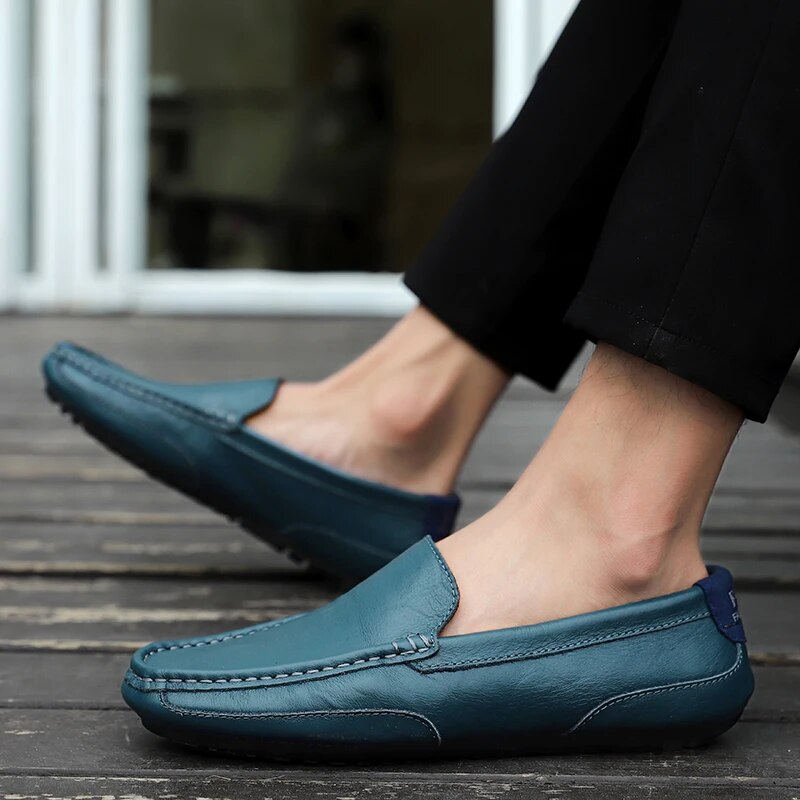 Damiano's Classic Men's Leather Slip-Ons