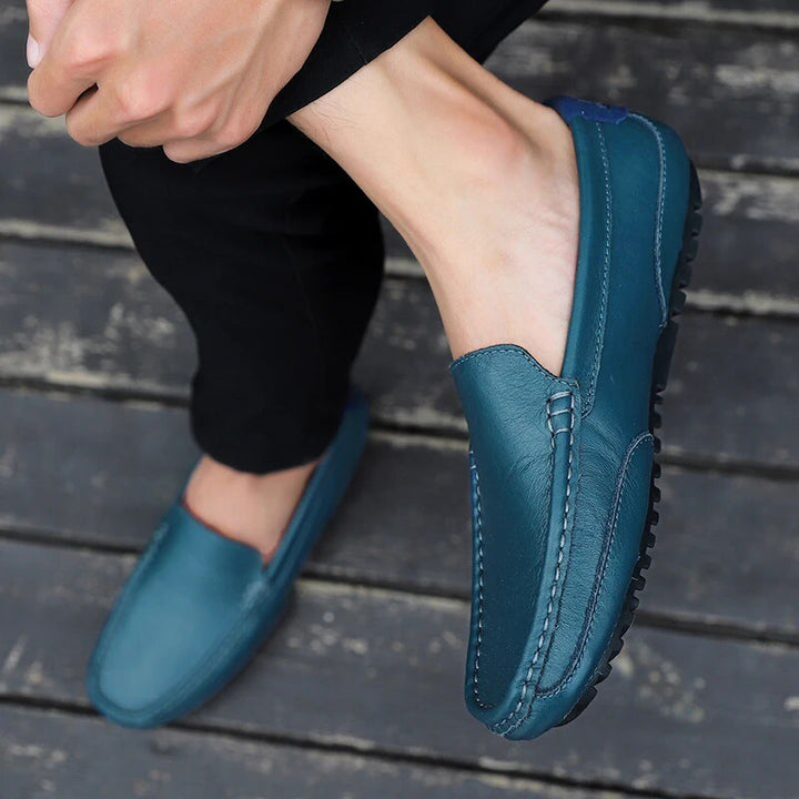 Damiano's Classic Men's Leather Slip-Ons