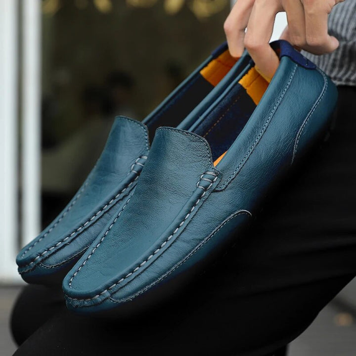 Damiano's Classic Men's Leather Slip-Ons