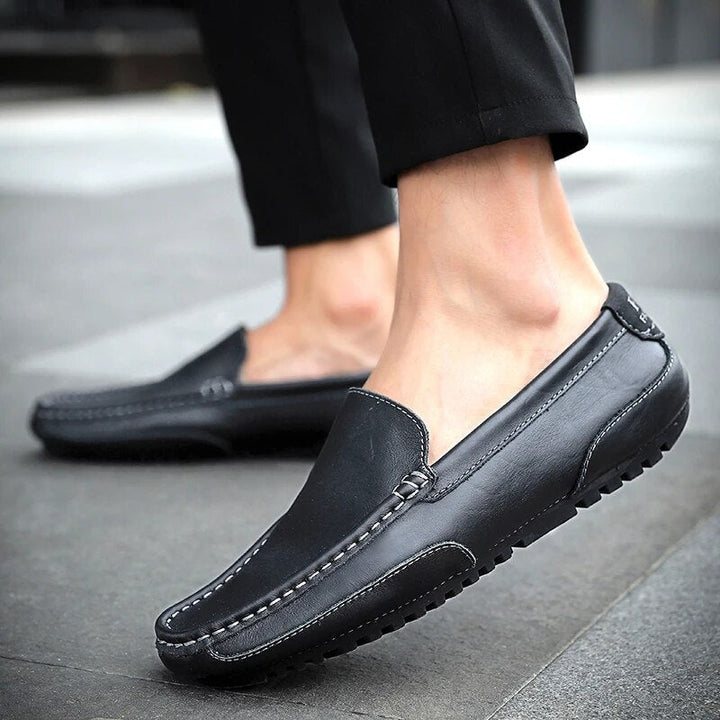 Damiano's Classic Men's Leather Slip-Ons