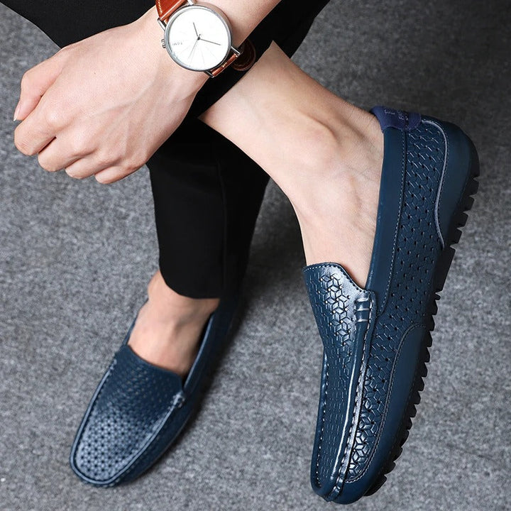 Damiano's Classic Men's Leather Slip-Ons
