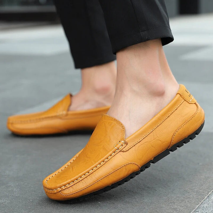 Damiano's Classic Men's Leather Slip-Ons