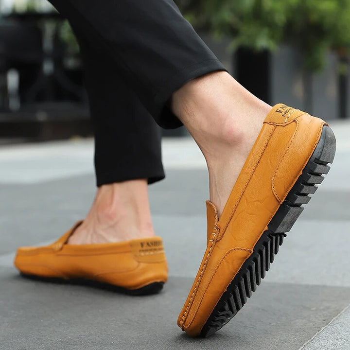 Damiano's Classic Men's Leather Slip-Ons