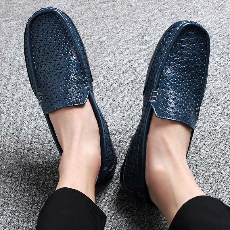 Damiano's Classic Men's Leather Slip-Ons