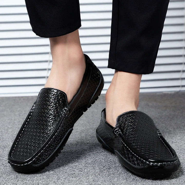 Damiano's Classic Men's Leather Slip-Ons