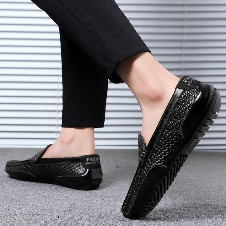 Damiano's Classic Men's Leather Slip-Ons