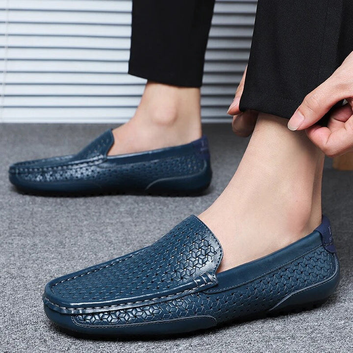 Damiano's Classic Men's Leather Slip-Ons
