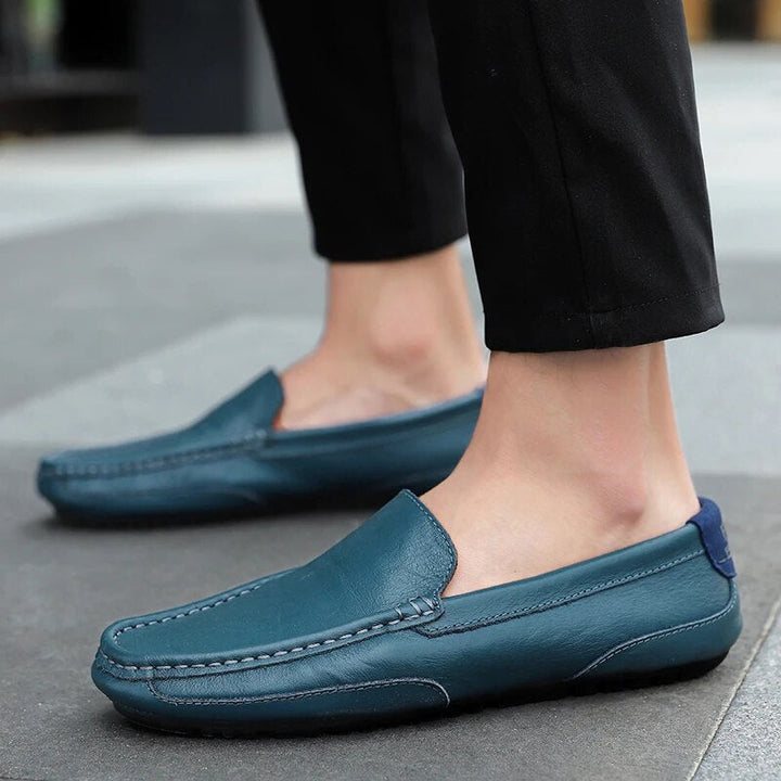 Damiano's Classic Men's Leather Slip-Ons