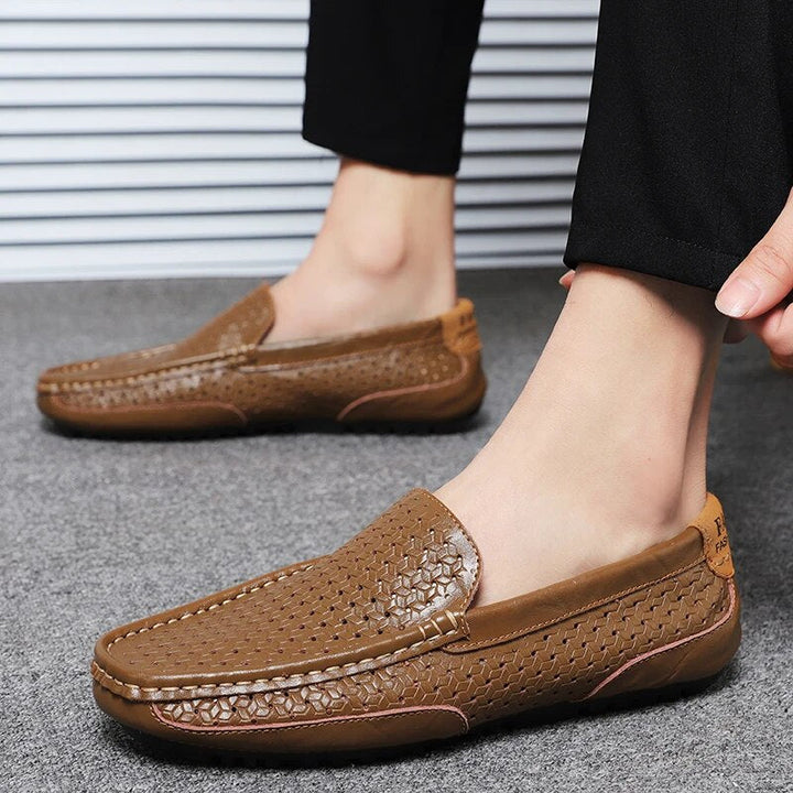 Damiano's Classic Men's Leather Slip-Ons