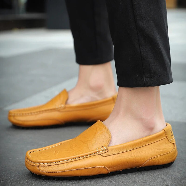 Damiano's Classic Men's Leather Slip-Ons