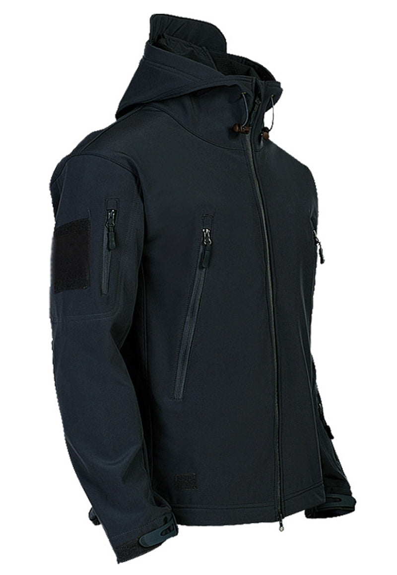 Men's Versatile Softshell Jacket with Hood for All-Weather Conditions - Seth