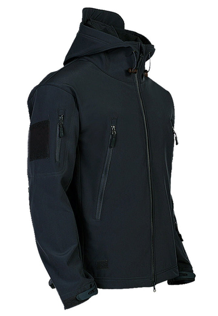 Men's Versatile Softshell Jacket with Hood for All-Weather Conditions - Seth