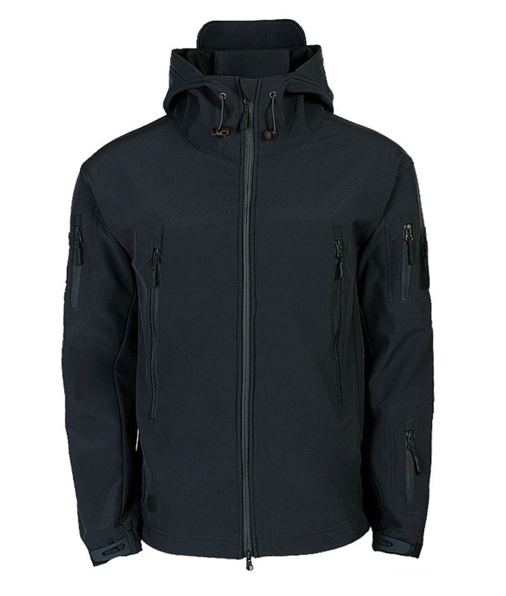 Men's Versatile Softshell Jacket with Hood for All-Weather Conditions - Seth