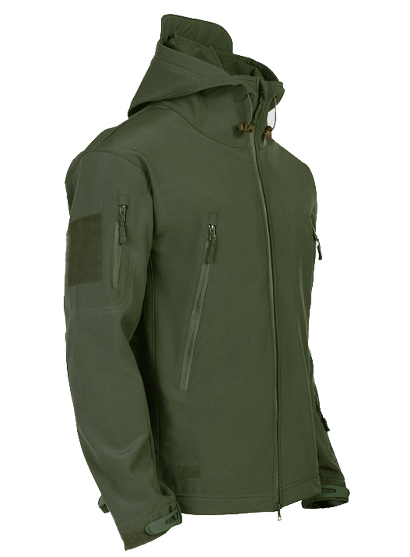 Men's Versatile Softshell Jacket with Hood for All-Weather Conditions - Seth