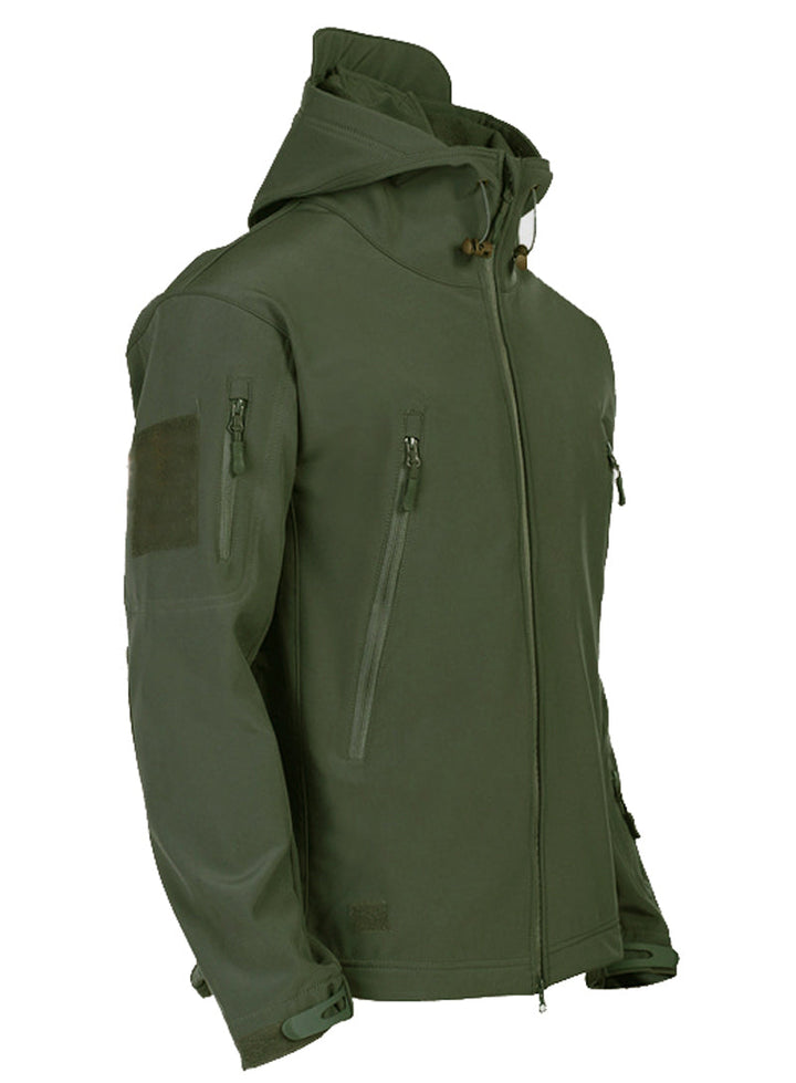 Men's Versatile Softshell Jacket with Hood for All-Weather Conditions - Seth