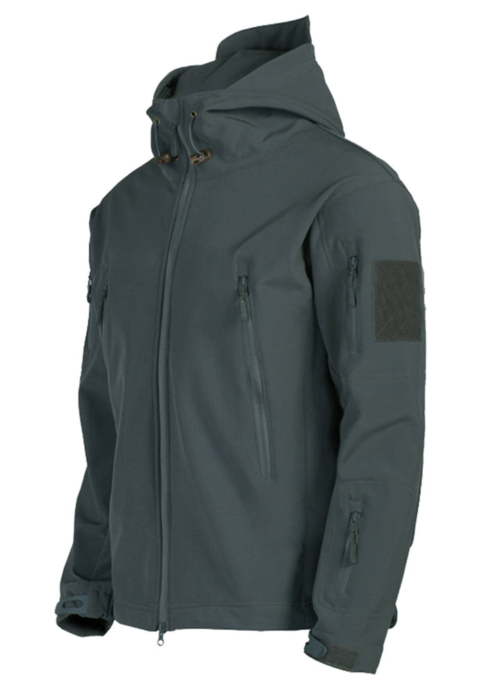 Men's Versatile Softshell Jacket with Hood for All-Weather Conditions - Seth