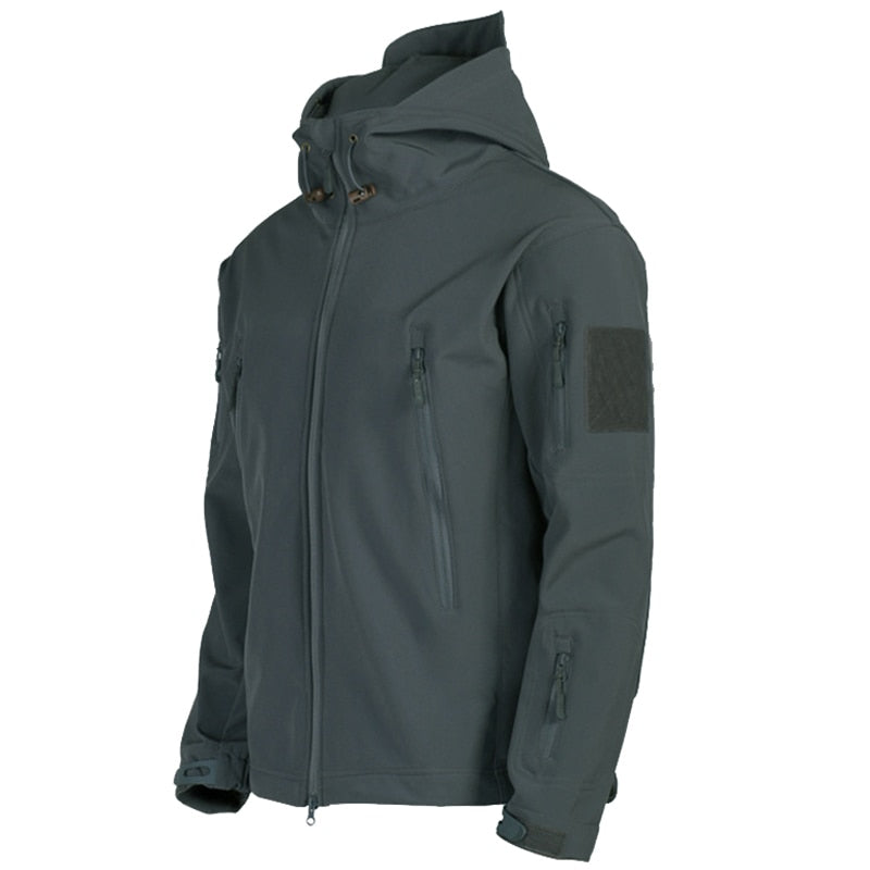 Men's Versatile Softshell Jacket with Hood for All-Weather Conditions - Seth