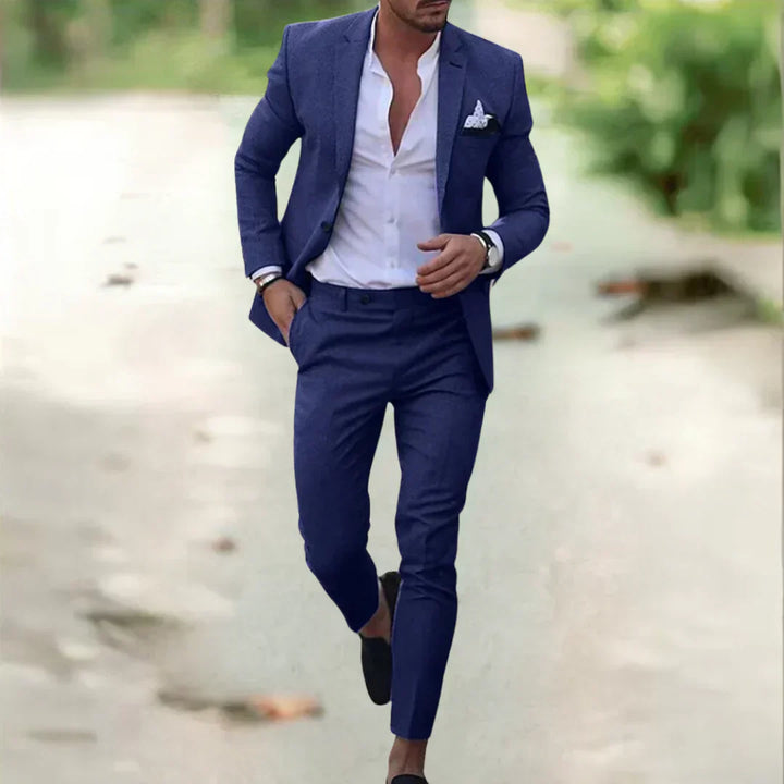 Summer Elegance: Alex's Tailored Suit for Men