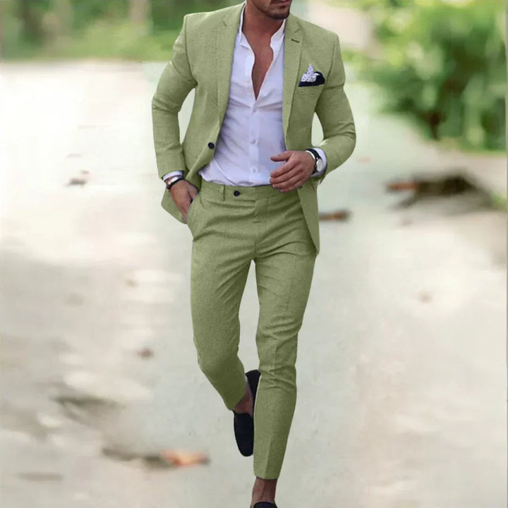 Summer Elegance: Alex's Tailored Suit for Men