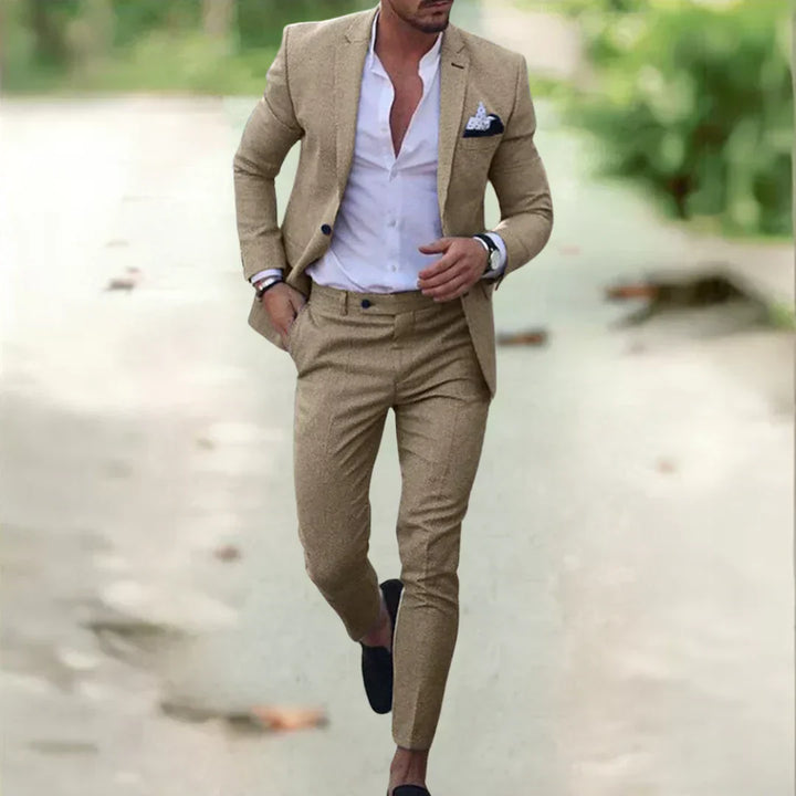 Summer Elegance: Alex's Tailored Suit for Men