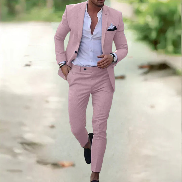 Summer Elegance: Alex's Tailored Suit for Men