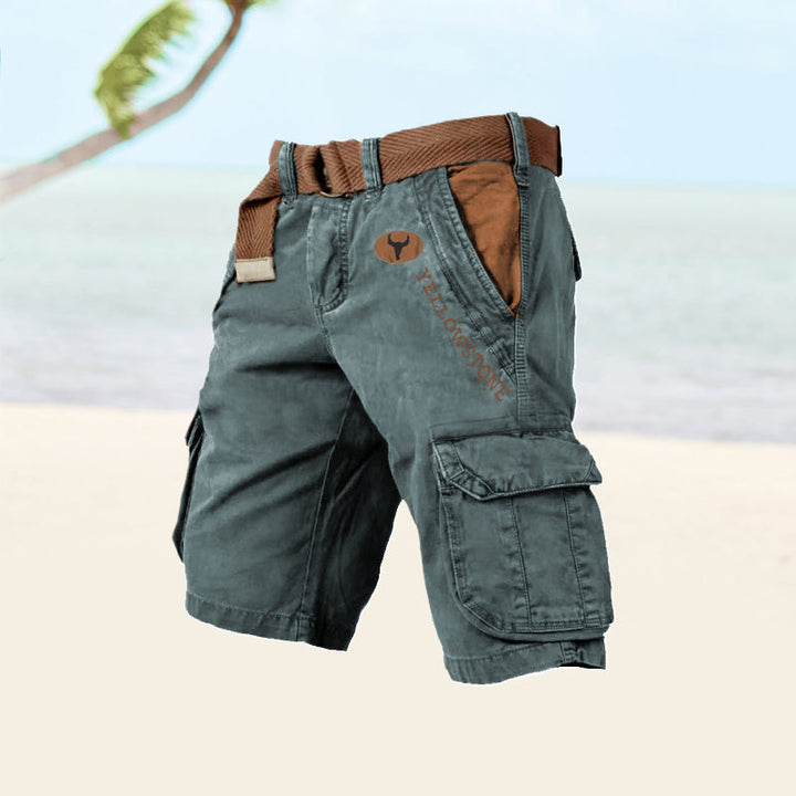 Ethan's Versatile Cargo Shorts for Him