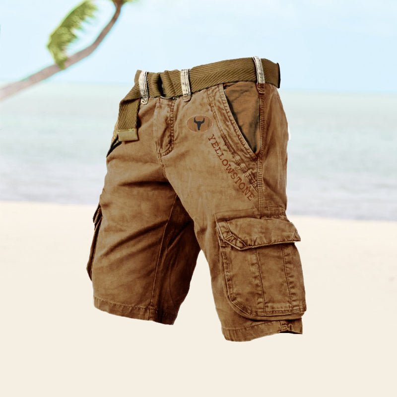 Ethan's Versatile Cargo Shorts for Him