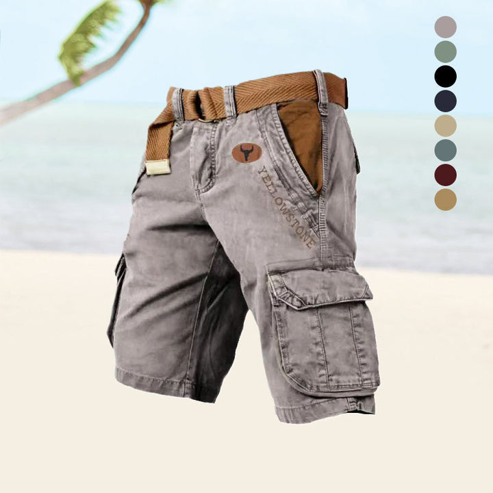 Ethan's Versatile Cargo Shorts for Him
