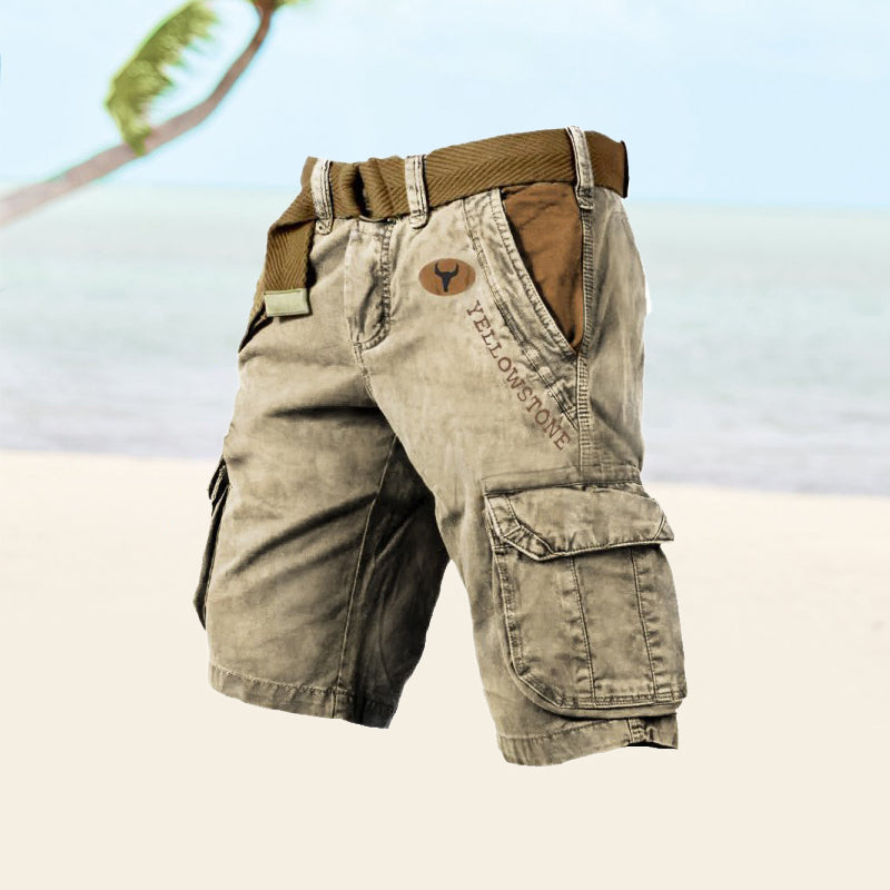 Ethan's Versatile Cargo Shorts for Him