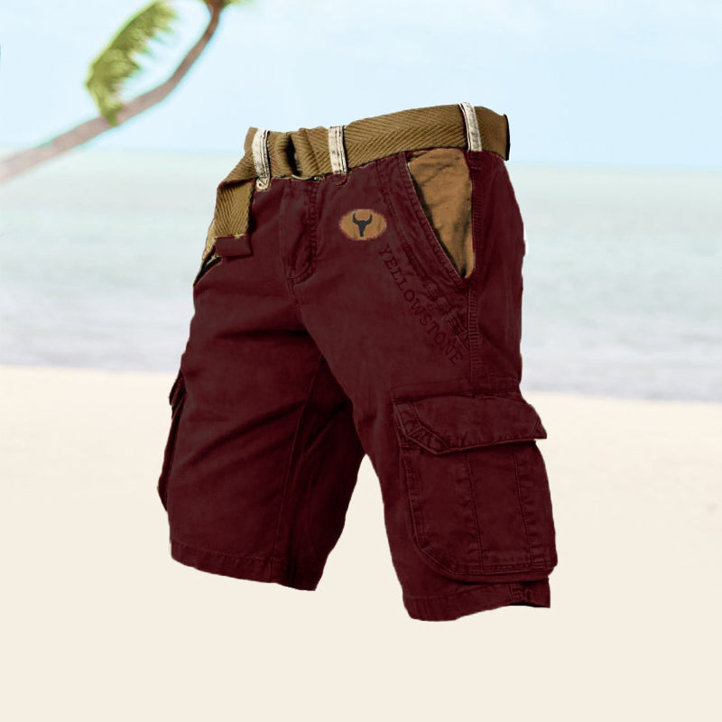 Ethan's Versatile Cargo Shorts for Him