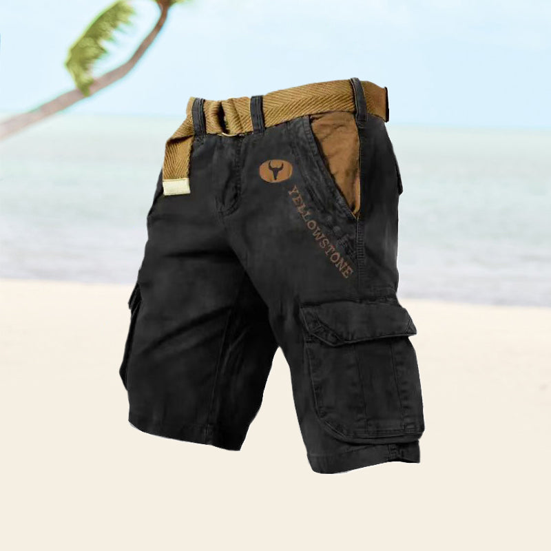 Ethan's Versatile Cargo Shorts for Him