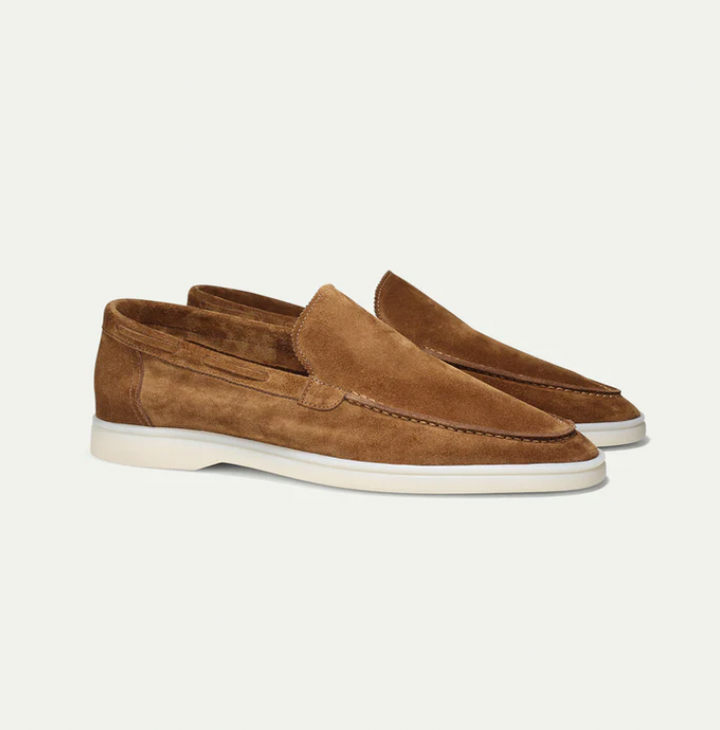 Sophisticated Leather Slip-Ons for Him - Julian