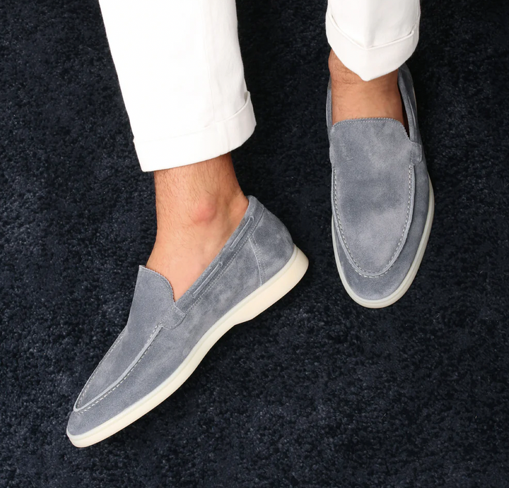 Sophisticated Leather Slip-Ons for Him - Julian