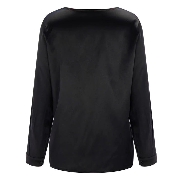 Chic Long Sleeve Blouse for Women with V-Neck - Bella