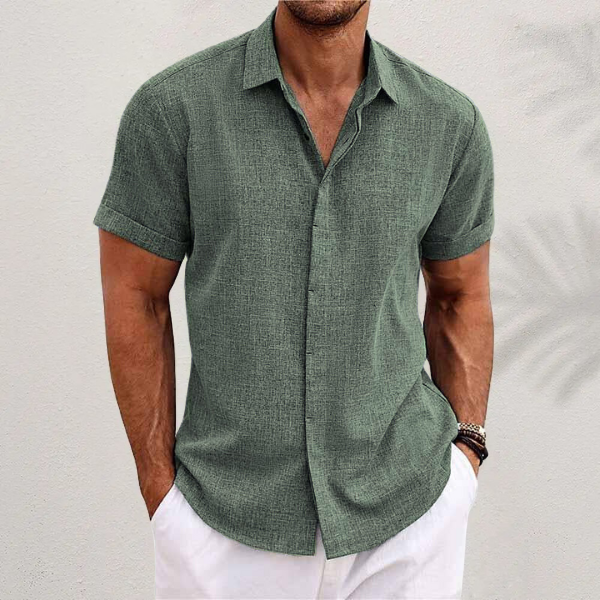 Men's Casual Short Sleeve Shirt - Oliver