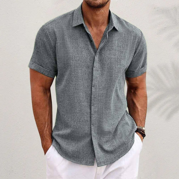 Men's Casual Short Sleeve Shirt - Oliver