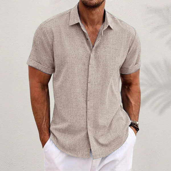 Men's Casual Short Sleeve Shirt - Oliver