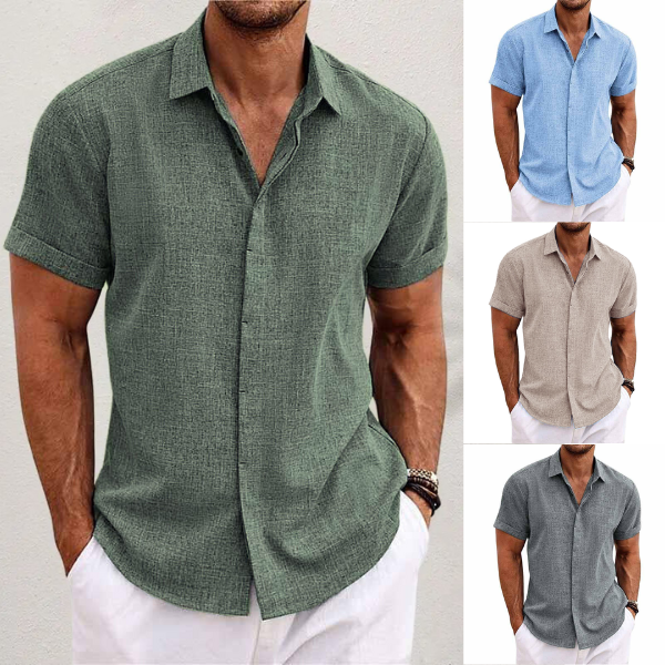Men's Casual Short Sleeve Shirt - Oliver