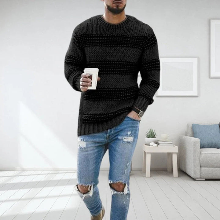 Cozy Knit Pullover for Him - Theo